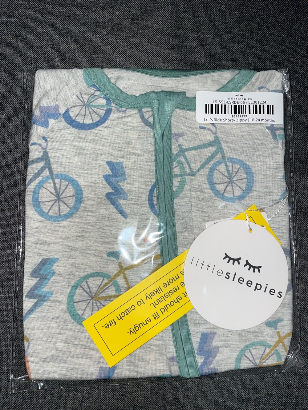 Little Sleepies Let’s Ride Shorty Zippy